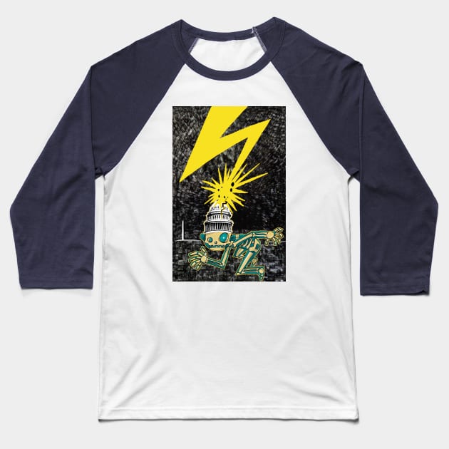 Dc is under attack Baseball T-Shirt by URBNPOP